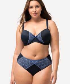 Grote Maten Beugelbeha, Dames, blauw, Maat: 100C, Synthetische vezels/Elastaan, Ulla Popken