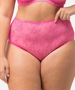 Grote Maten Maxislip, Dames, roze, Maat: 54/56, Katoen/Synthetische vezels/Elastaan, Ulla Popken
