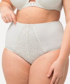 Grote Maten Maxislip, Dames, beige, Maat: 50/52, Katoen/Synthetische vezels/Elastaan, Ulla Popken