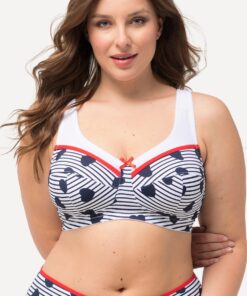 Grote Maten Steun beha, Dames, blauw, Maat: 120C, Synthetische vezels, Ulla Popken