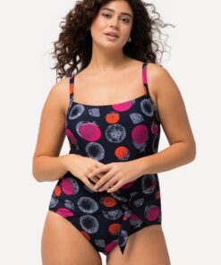 Grote Maten Badpak, Dames, blauw, Maat: 60, Synthetische vezels, Ulla Popken