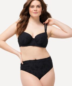 Grote Maten Bikini, Dames, zwart, Maat: 46, Synthetische vezels/Polyester/Elastaan, Ulla Popken