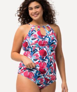 Grote Maten Tankini, Dames, wit, Maat: 42, Synthetische vezels/Elastaan, Ulla Popken