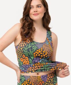 Grote Maten Tanktops, Dames, blauw, Maat: 58/60, Katoen, Ulla Popken