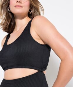 Grote Maten Badpak, Dames, zwart, Maat: 54, Polyester/Synthetische vezels/Elastaan, Studio Untold