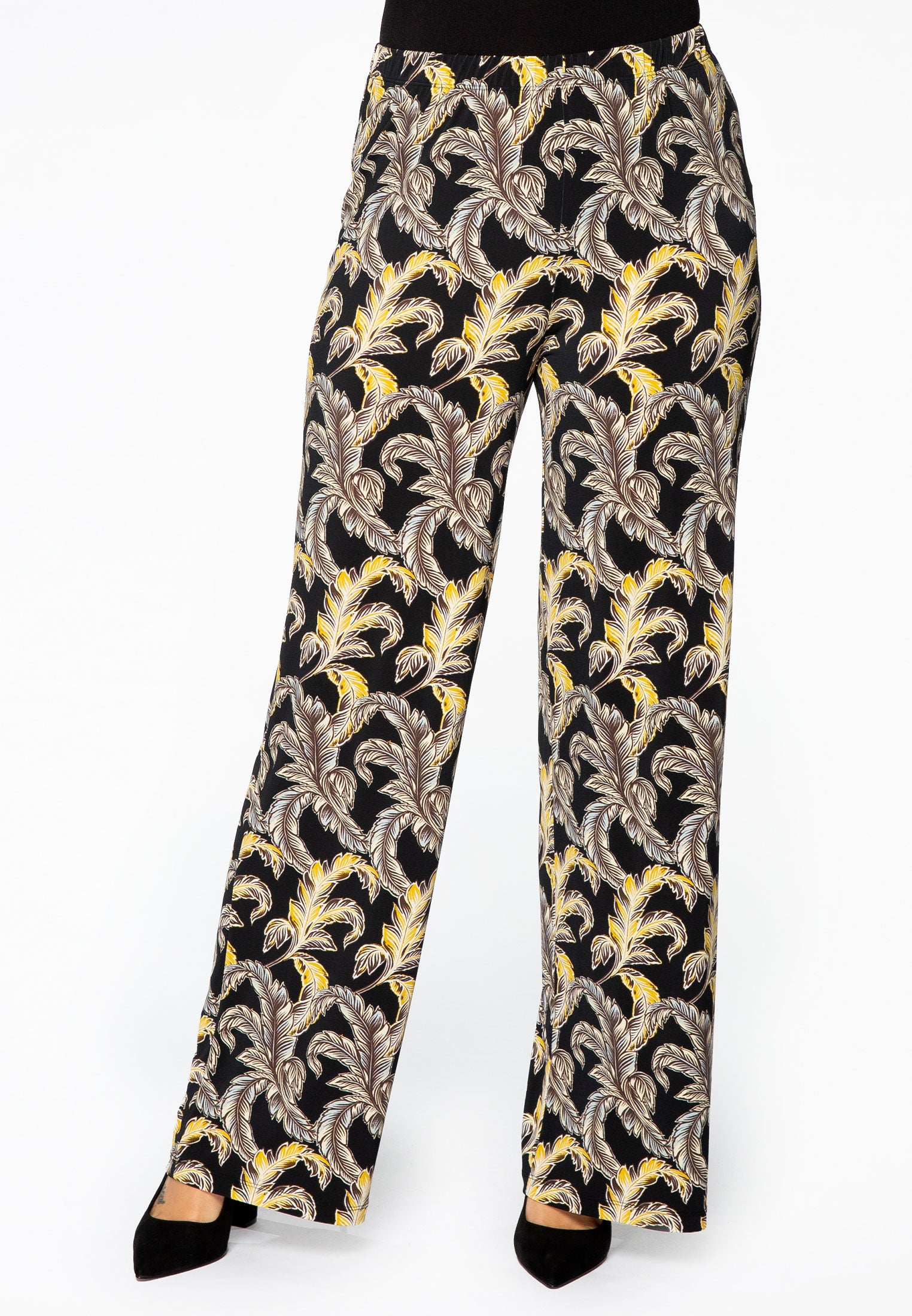 Yoek Broek PLUME | Zwart | Maat 38/40