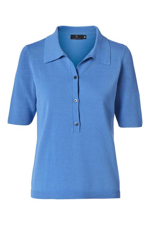 Bradley Knit Polo Licht Blauw