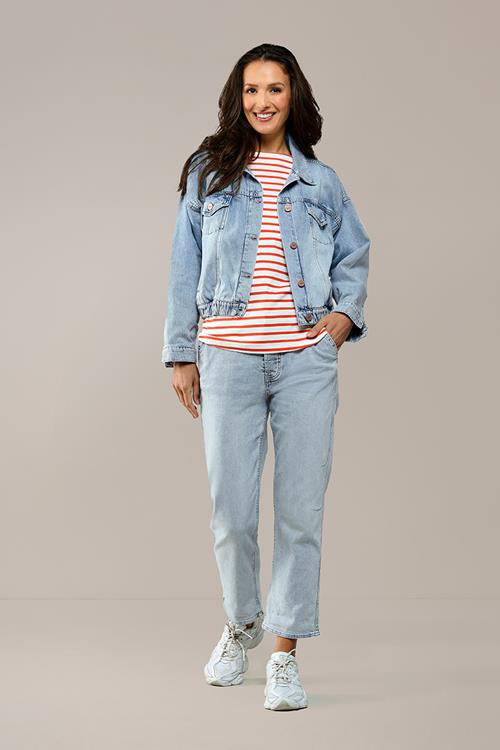 Caroline Tensen Oversized Helsinki Denim Jacket Licht Blauw