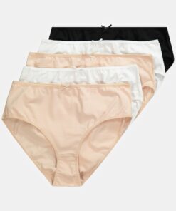 Grote Maten Slips, Dames, wit, Maat: 50/52, Katoen, Ulla Popken