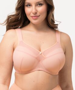 Grote Maten Beugel BH, Dames, oranje, Maat: 95E, Synthetische vezels/Elastaan, Ulla Popken