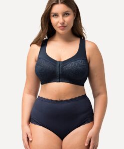 Grote Maten Steun beha, Dames, blauw, Maat: 90E, Synthetische vezels/Elastaan, Ulla Popken