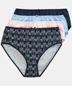 Grote Maten Midi-slips, Dames, wit, Maat: 54/56, Katoen, Ulla Popken