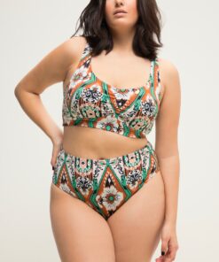 Grote Maten Bikinislip, Dames, groen, Maat: 50, Synthetische vezels/Elastaan, Studio Untold