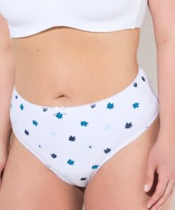 Grote Maten Strings, Dames, blauw, Maat: 42/44, Katoen, Ulla Popken