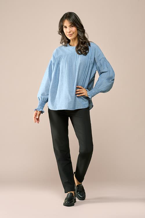 Caroline Tensen Winsley Blouse Licht Blauw