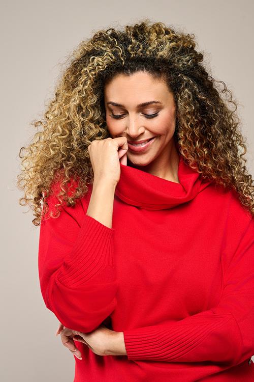 Cherbroug Trui Rood Maxi