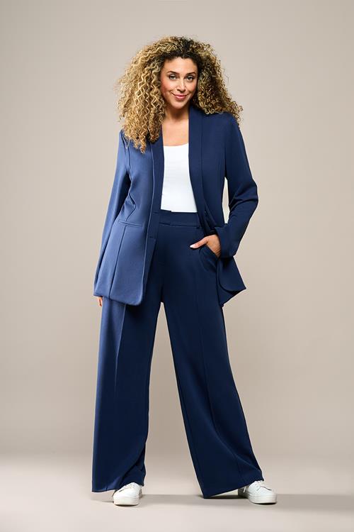 Faye Blazer Navy Maxi