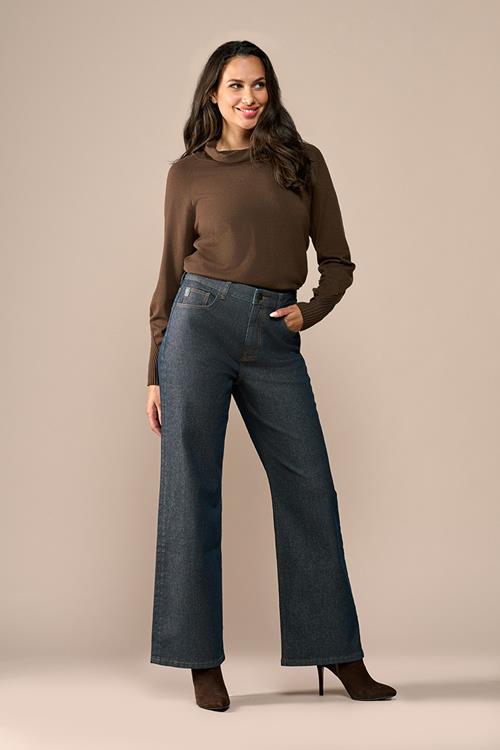 Lienna Coated Broek Brons