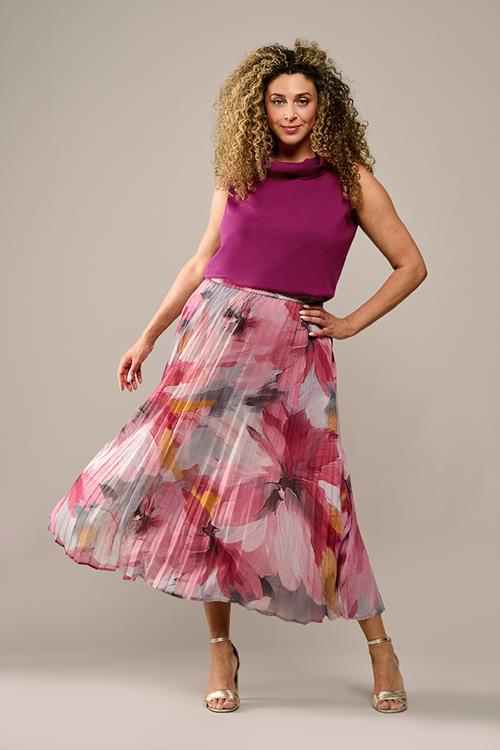 Norita Plisse Rok Multi Maxi