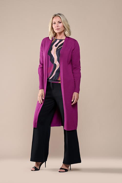 Celine Vest Dark Berry Maxi