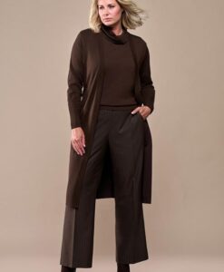 Celine Vest Donkerbruin Maxi