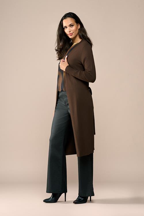 Celine Vest Donkerbruin