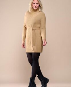 Davey Lurex Tuniek Zand / Goud Maxi