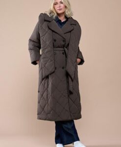 Ivana Trenchcoat Bruin Maxi