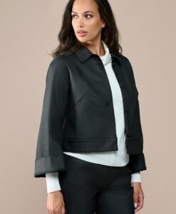 Jaily Coated Jacket Zwart