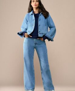 Jaily Jacket Denim Blauw