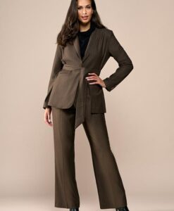 Zaylee Lurex Blazer Bruin
