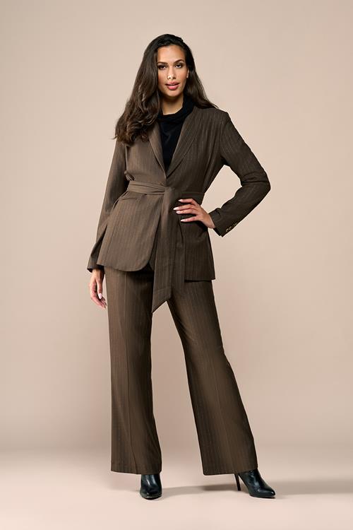 Zaylee Lurex Blazer Bruin