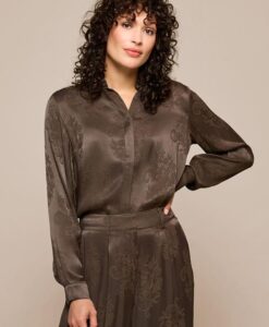 Bellize Blouse Donkerbruin