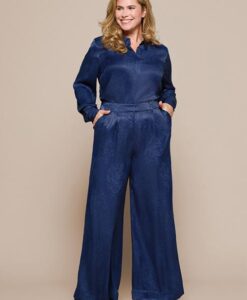 Bellize Blouse Navy Maxi
