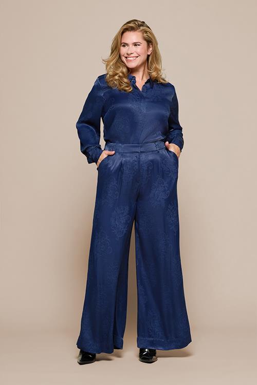 Bellize Blouse Navy Maxi