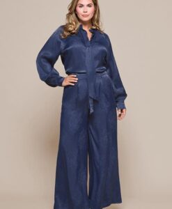 Bension Blouse Navy Maxi