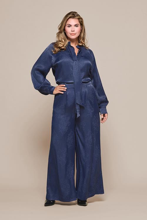 Bension Blouse Navy Maxi