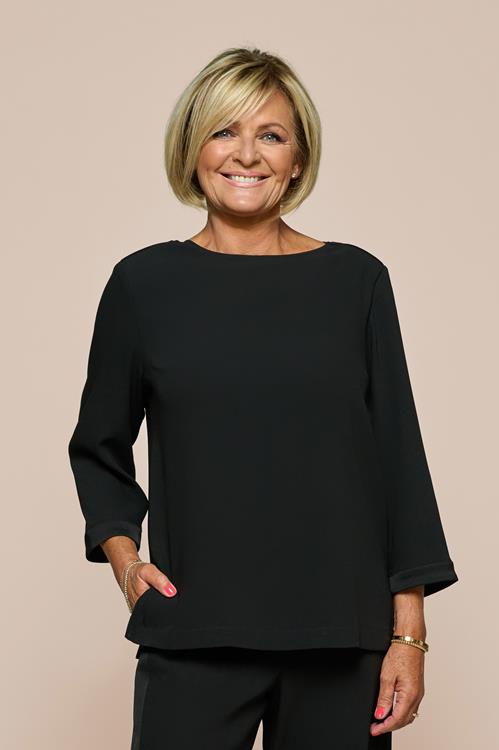 Caroline Tensen Carson Top Zwart