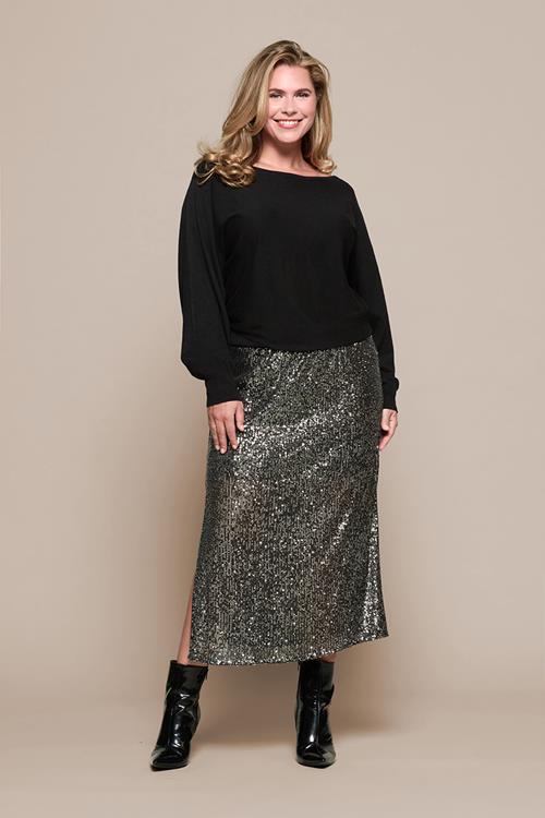 Nyla Rok Grijs Maxi