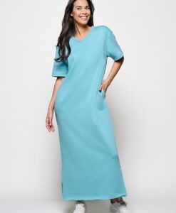 Caroline Tensen Ella Sweat Jurk Licht Groen