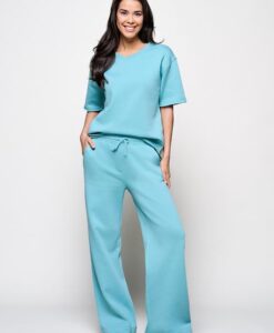 Caroline Tensen Emma Sweat Tee Licht Groen