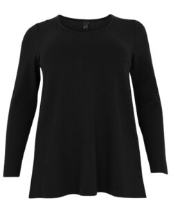 Yoek Shirt A-lijn | Zwart | Maat 50/52