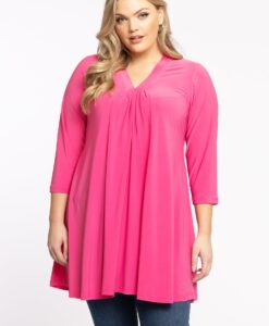 Yoek Tuniek wide bottom | Roze | Maat 42/44