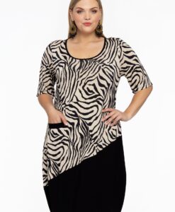 Yoek Jurk met zakken SAFARI | Wit | Maat 38/40