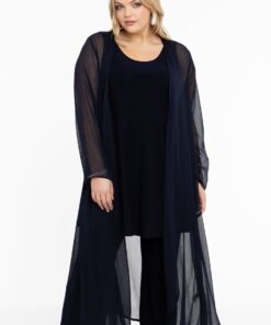 Yoek Vest lang | Blauw | Maat 42/44