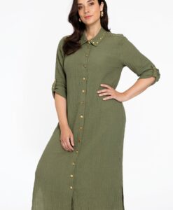 Yoek Blouse langs | Licht Groen | Maat 42/44