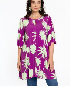 Yoek Tuniek wide bottom ARTICHOKE | Roze | Maat 46/48