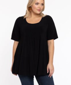 Yoek Tuniek flare | Zwart | Maat 42/44