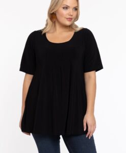 Yoek Tuniek flare | Zwart | Maat 42/44