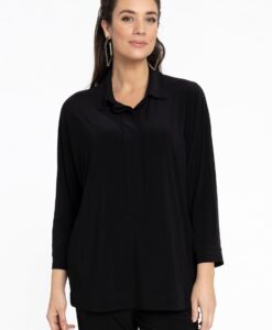 Yoek Blousekimono mouw | Zwart | Maat 38/40
